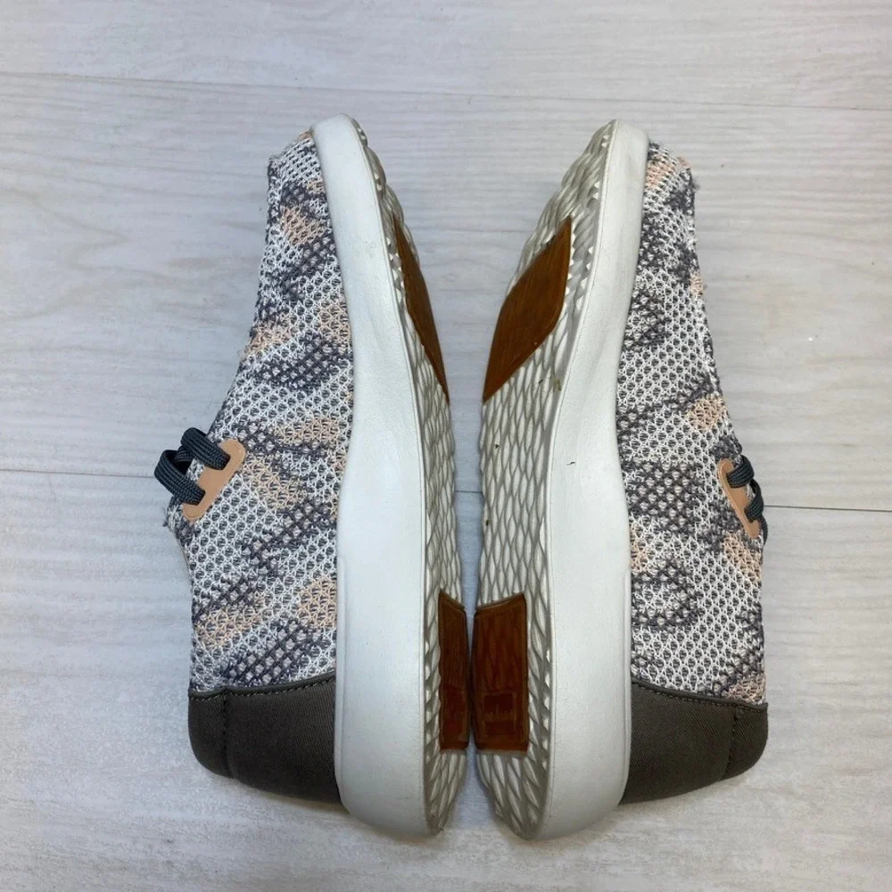 Orthocomfoot Mens Camo Mesh Slip‎ On Walking Shoes Grey Tan ZGBX11G EU 40 US 7.5